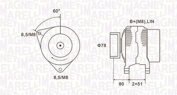 063731919010 MAGNETI MARELLI Генератор