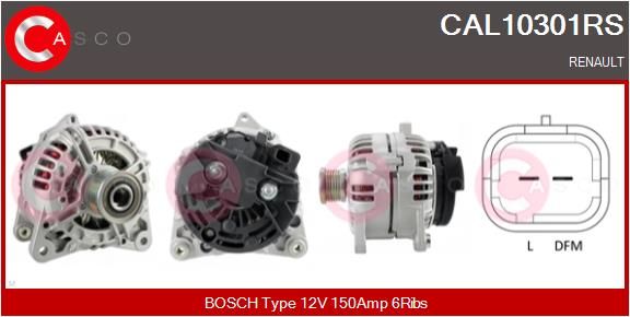 CAL10301RS CASCO Генератор