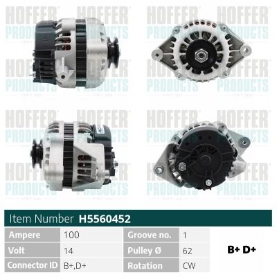 H5560452 HOFFER Генератор