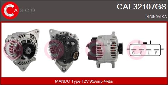 CAL32107GS CASCO Генератор