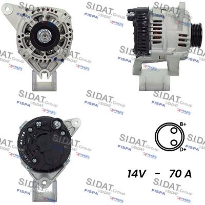A12VA0389A2 SIDAT Генератор