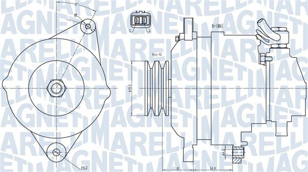 063731717010 MAGNETI MARELLI Генератор
