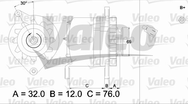 436526 VALEO Генератор