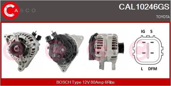 CAL10246GS CASCO Генератор
