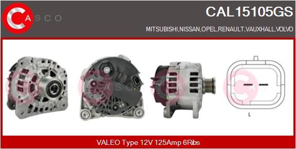 CAL15105GS CASCO Генератор