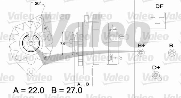 433392 VALEO Генератор