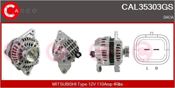 CAL35303GS CASCO Генератор