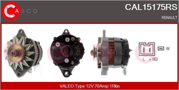 CAL15175RS CASCO Генератор