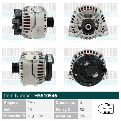H5510546 HOFFER Генератор
