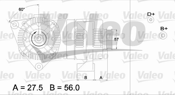 436678 VALEO Генератор