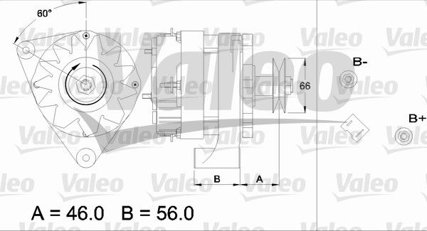 433429 VALEO Генератор