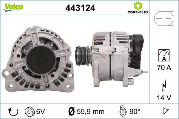 443124 VALEO Генератор
