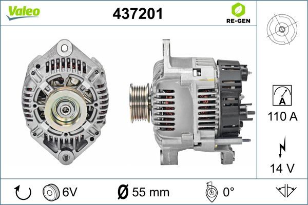 437201 VALEO Генератор