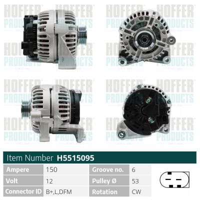 H5515095 HOFFER Генератор