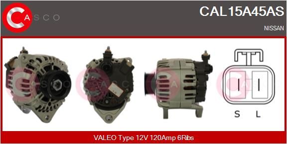 CAL15A45AS CASCO Генератор