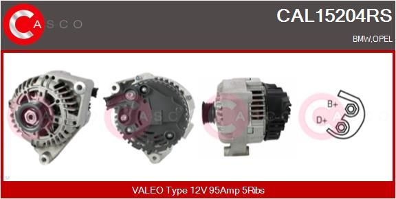 CAL15204RS CASCO Генератор