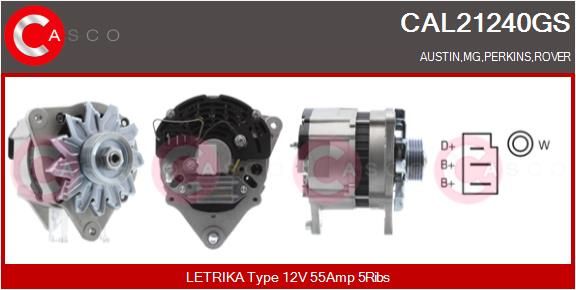 CAL21240GS CASCO Генератор