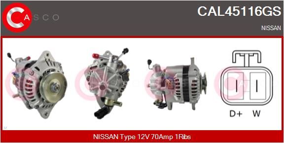 CAL45116GS CASCO Генератор