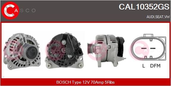 CAL10352GS CASCO Генератор