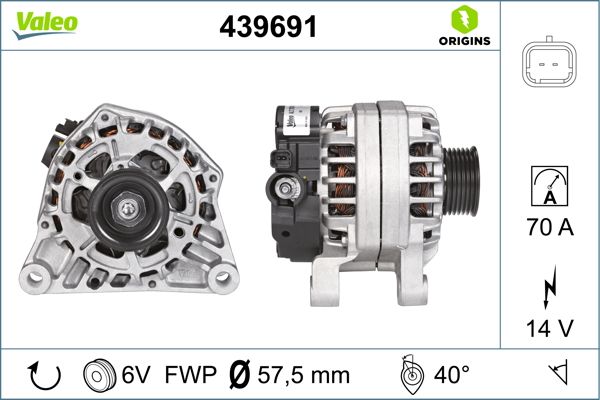 439691 VALEO Генератор