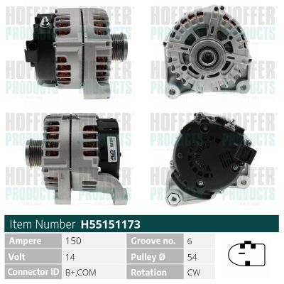 H55151173 HOFFER Генератор
