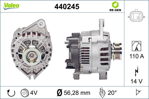 440245 VALEO Генератор