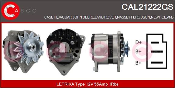 CAL21222GS CASCO Генератор