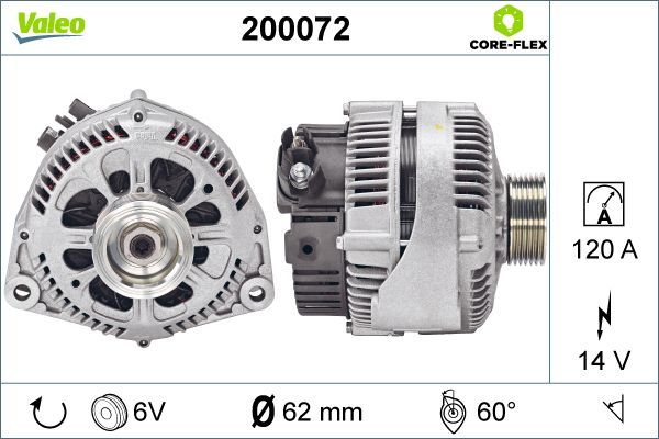 200072 VALEO Генератор