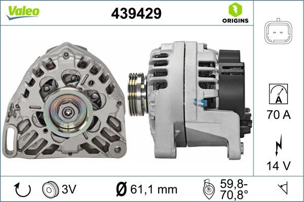 439429 VALEO Генератор