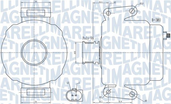 063732007010 MAGNETI MARELLI Генератор