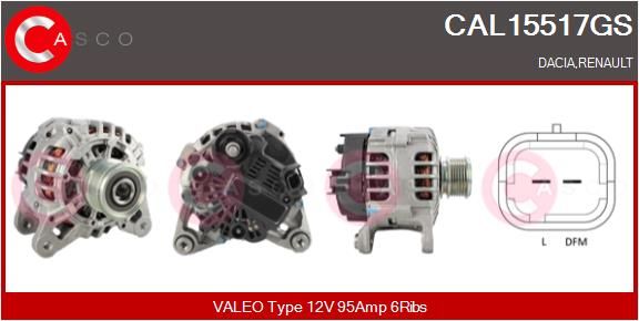CAL15517GS CASCO Генератор