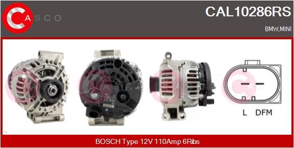 CAL10286RS CASCO Генератор