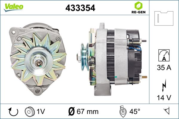 433354 VALEO Генератор