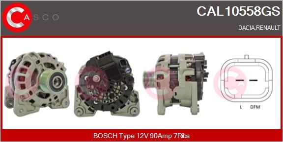 CAL10558GS CASCO Генератор