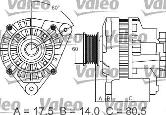437427 VALEO Генератор