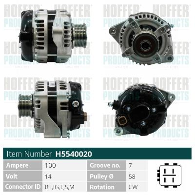 H5540020 HOFFER Генератор