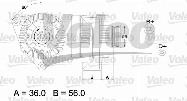 436718 VALEO Генератор