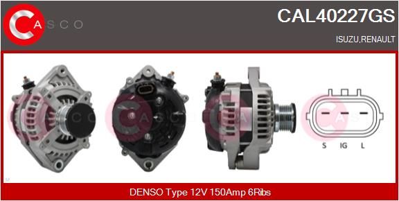CAL40227GS CASCO Генератор