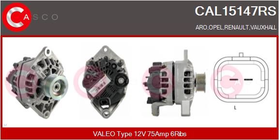 CAL15147RS CASCO Генератор