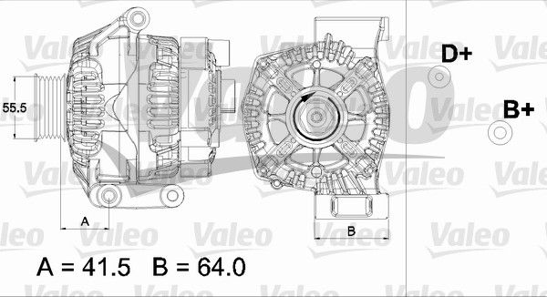 437475 VALEO Генератор