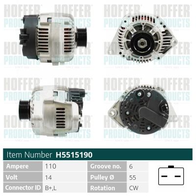 H5515190 HOFFER Генератор