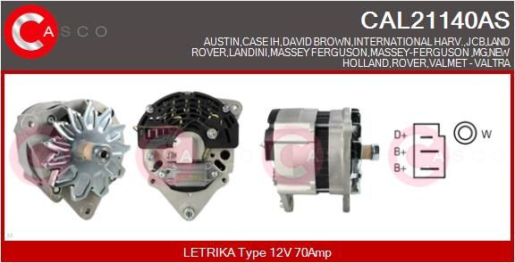 CAL21140AS CASCO Генератор