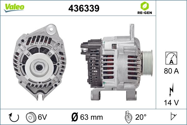 436339 VALEO Генератор