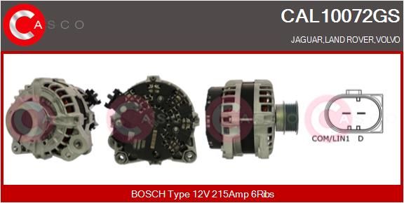 CAL10072GS CASCO Генератор