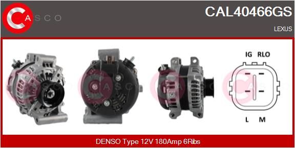 CAL40466GS CASCO Генератор