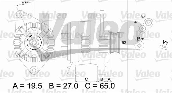 436616 VALEO Генератор