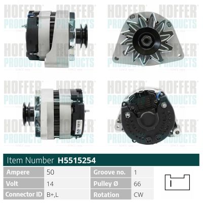 H5515254 HOFFER Генератор
