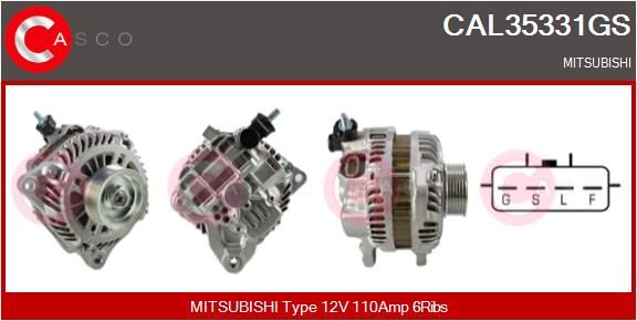 CAL35331GS CASCO Генератор