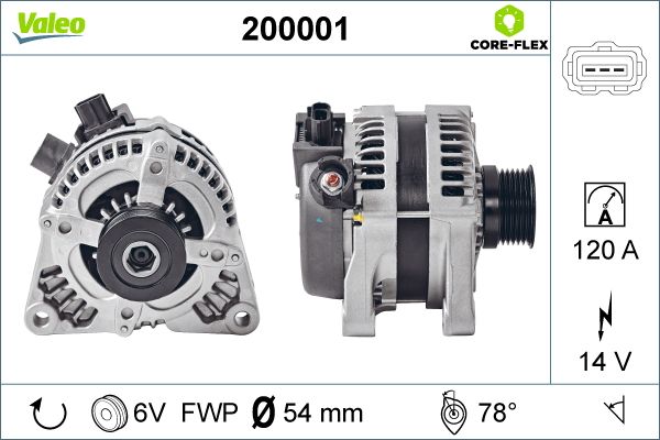 200001 VALEO Генератор