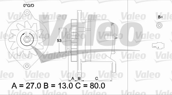 436507 VALEO Генератор